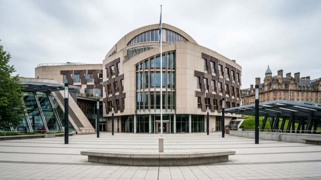 Scottish Parliament Holyrood building