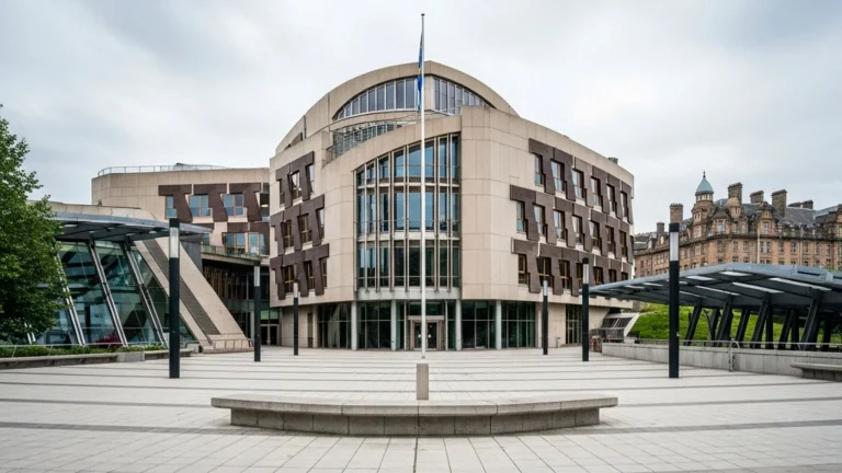 Scottish Parliament Holyrood building